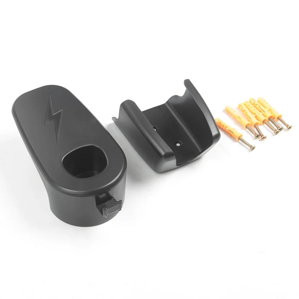 Soporte de Cable de carga de coche para Tesla Model 3 Y, accesorios de montaje en pared con soporte de chasis, conector, soporte de cargador