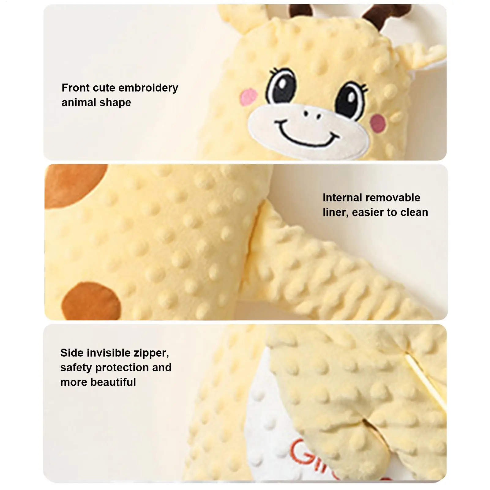 Muñeco para dormir para bebé con control remoto de palma calmante, 3 almohadas eléctricas ajustables para mano de bebé, palmaditas calmante para niños pequeños