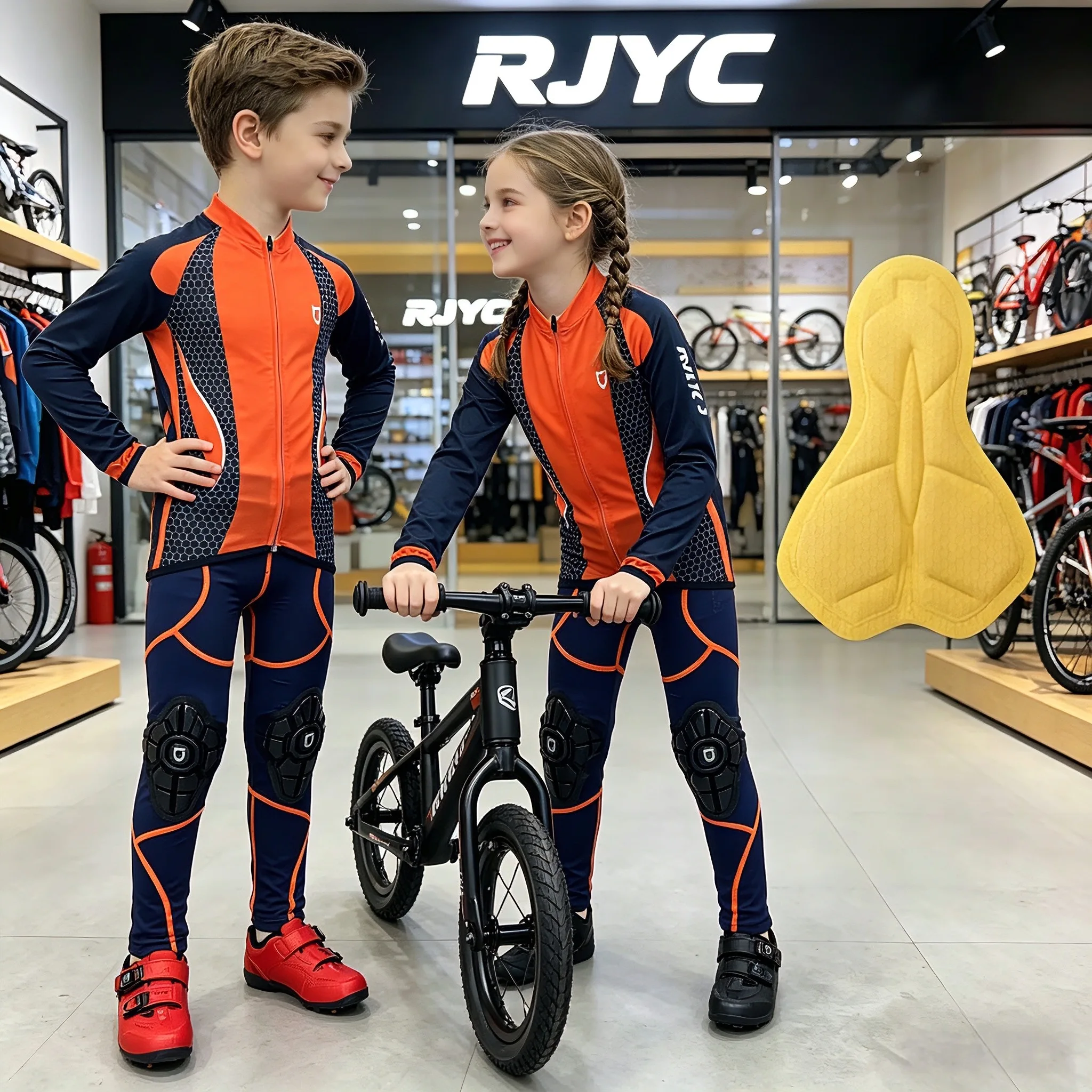 Pantalones de ciclismo con rodilleras para hombre, pantalones largos transpirables de secado rápido para competición de bicicleta, verano, 2021
