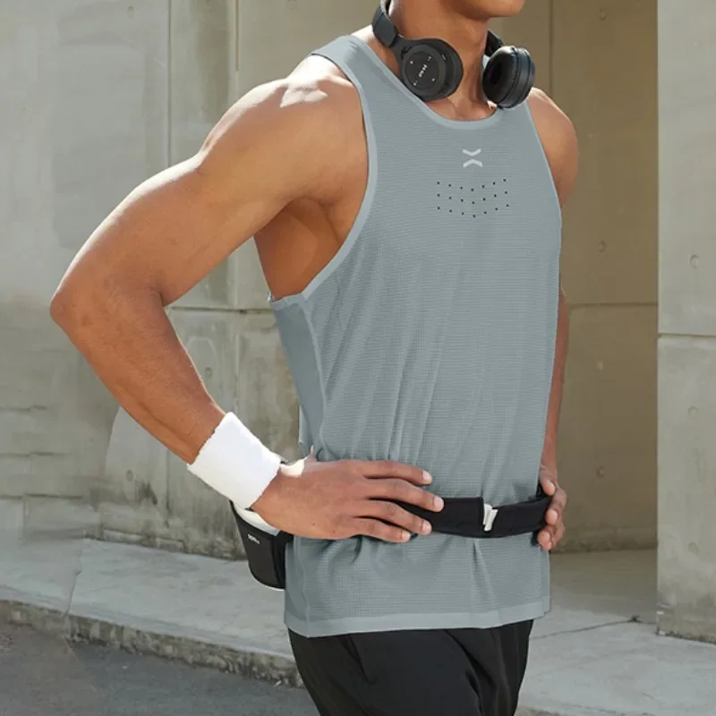 Chaleco de maratón para hombre, camiseta sin mangas de baloncesto, camiseta sin mangas para correr, ropa de entrenamiento para trotar, ropa deportiva para gimnasio