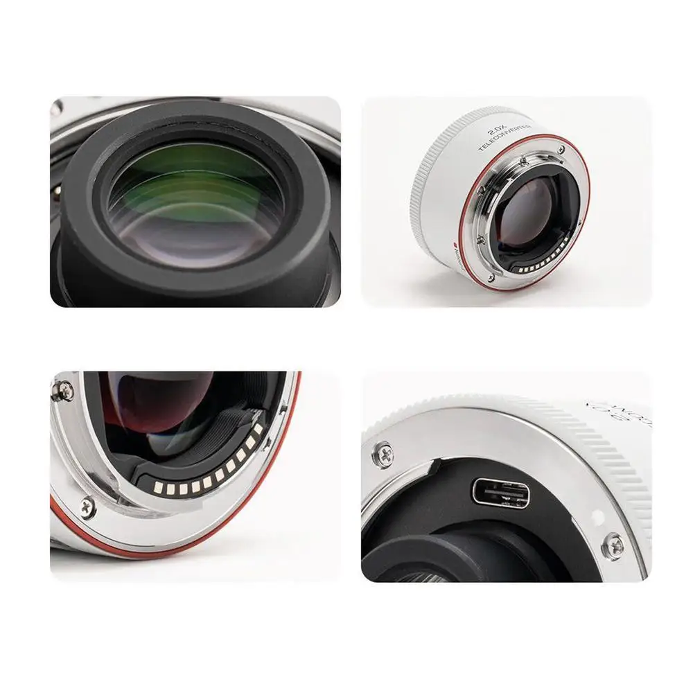 Teleconversor Viltrox TC-2.0X, Extensor de Distancia Focal 2x para Montura Sony E y Montura Nikon Z