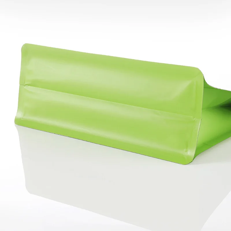 25 uds resellable espesar refuerzo lateral papel de aluminio válvula de bloqueo con cremallera bolsas con cremallera sellado térmico granos de café bolsas de embalaje de té