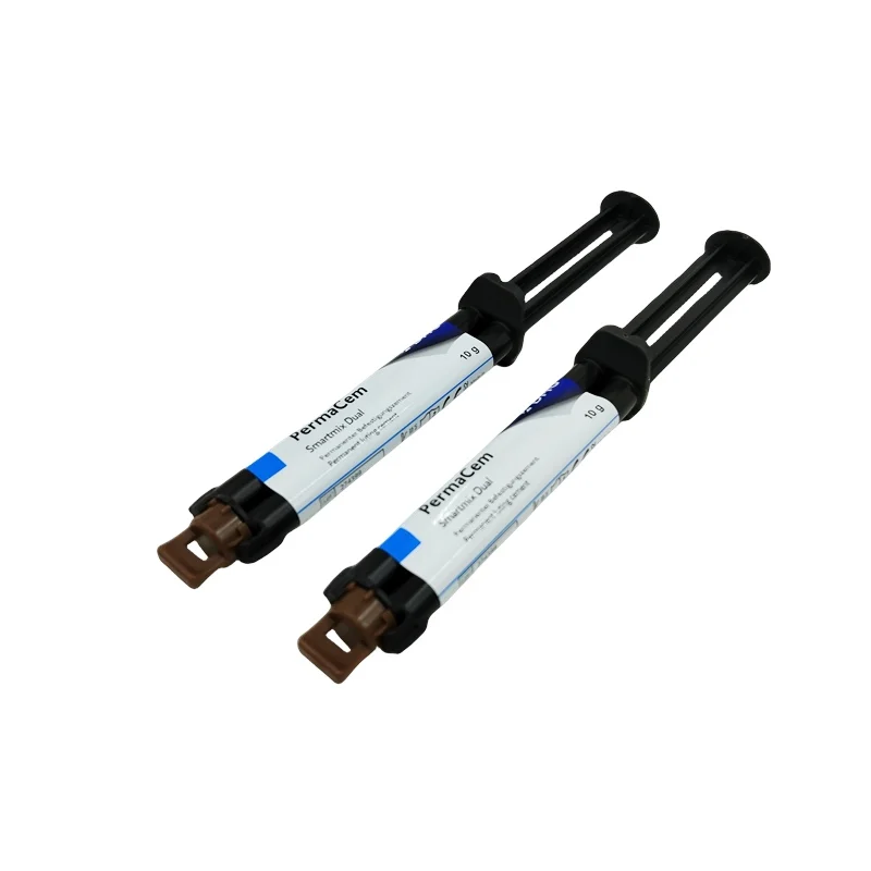 DMG PermaCem Smartmix Cemento de Resina Autoadhesivo Dual 10g/unidad Material Dental de Doble Curado para Coronas, Puentes e Incrustaciones