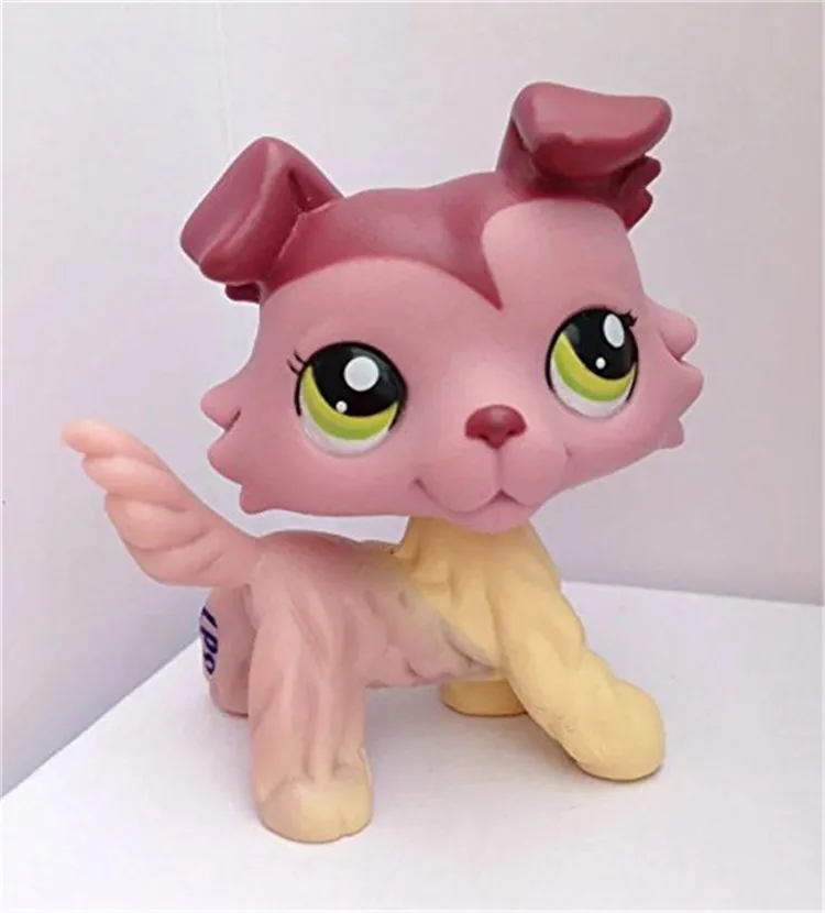 LPS CAT Rare Pet Shop Toys Stands Figuras de Colección Antiguas de Animales Adorables: Gato de Pelo Corto, Gatito, Cachorro Husky, Perro, Zorro