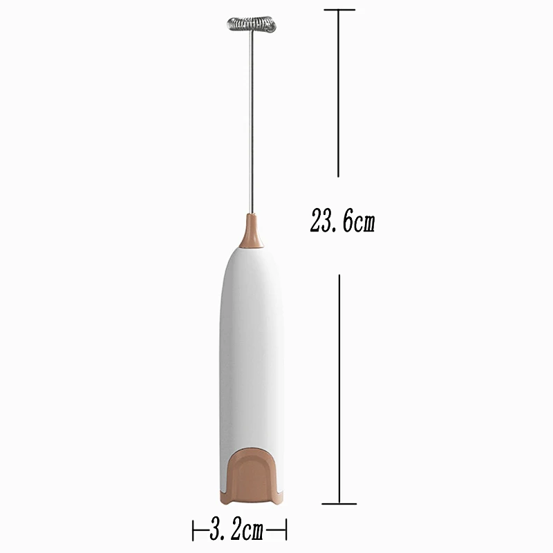 Espumador de leche eléctrico para cocina, mezclador de bebidas, agitador de café, capuchino, crema, batidor de mezcla espumosa, batidor de huevos