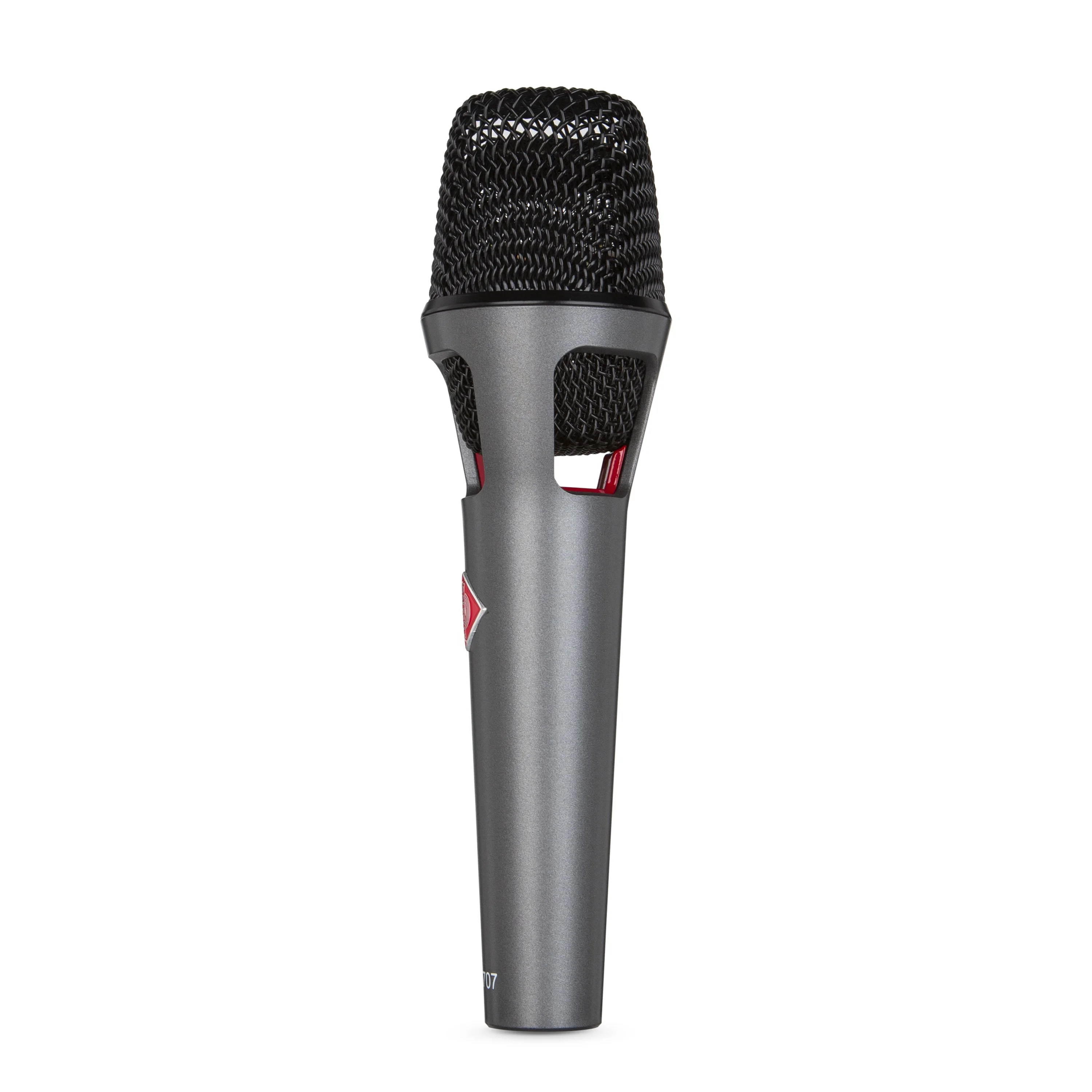 BAIFEILI-micrófono condensador de mano con cable cardioide KK707, con diafragma grande de 34mm para altavoz, canto de Karaoke, amplificador y mezclador