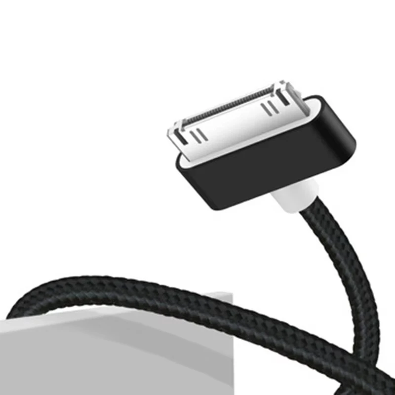 NNBILI Cable de Carga Rápida USB para iPhone 4 4s 3GS 3G iPad 1 2 3 iPod Nano Touch, Cable de Datos de 30 Pines, Línea Larga