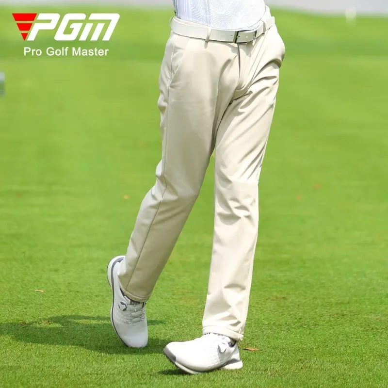 Pantalones de golf PGM para hombre, pantalones deportivos cómodos elásticos con perforaciones, ropa de golf para hombre KUZ154