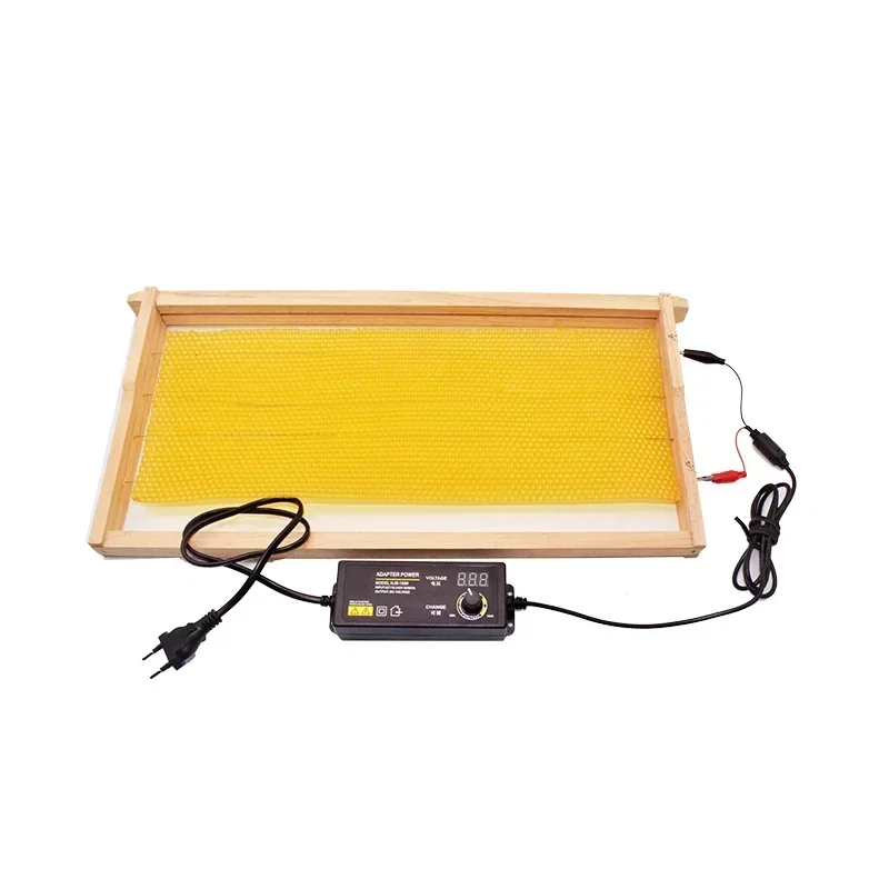 Dispositivo de Calentamiento Eléctrico para Apicultura, Pantalla Digital, Temperatura Ajustable, Equipo de Instalación de Marcos de Colmenas, 100-240V
