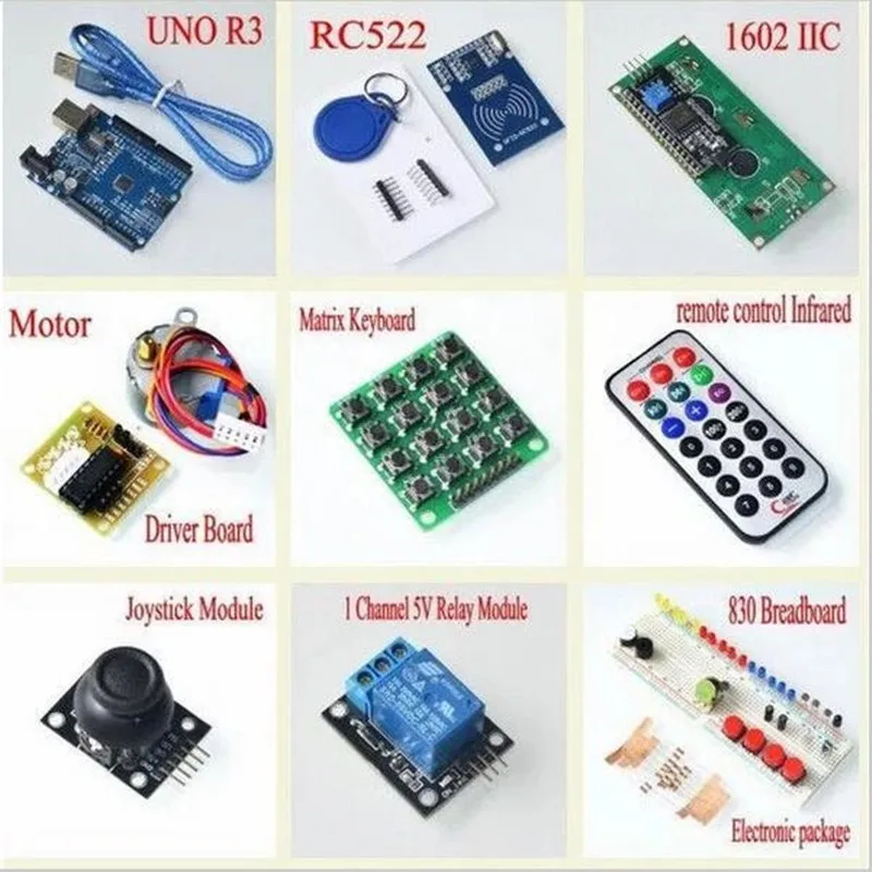El NUEVO kit de inicio RFID para Arduino UNO R3 versión mejorada Learning Suite con caja al por menor