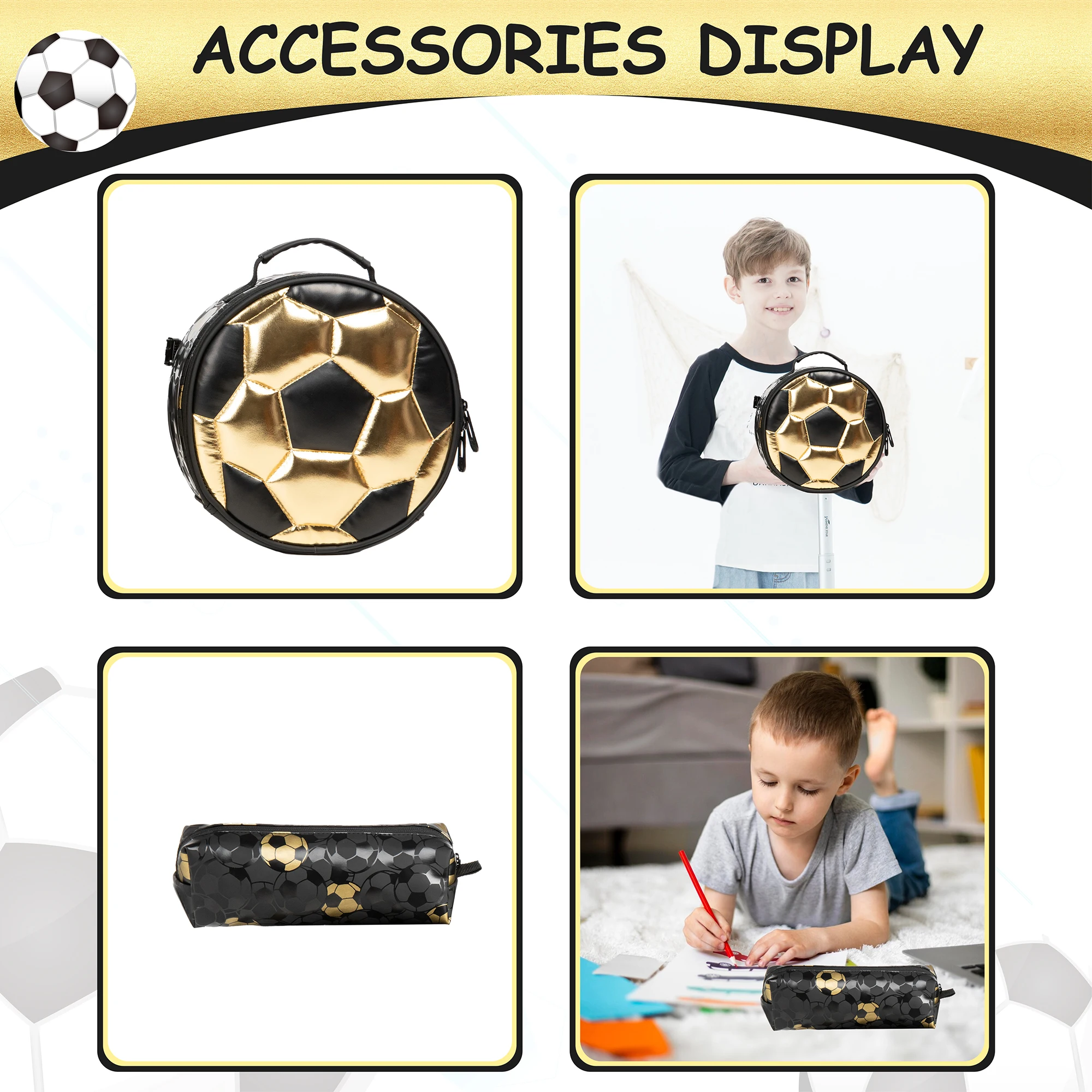Mochila Escolar para Niños con Lonchera y Estuche para Lápices - Ideal para Adolescentes y Estudiantes de Secundaria