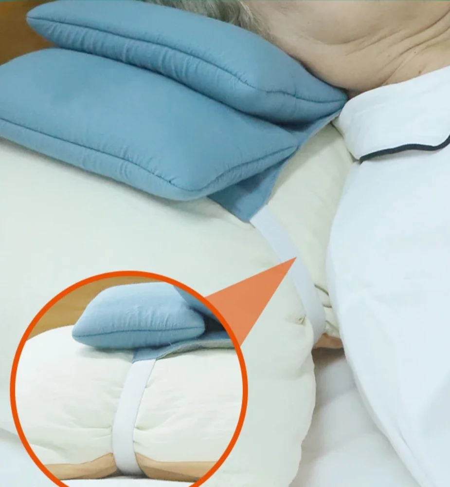 Almohada de corrección de posición para personas mayores, previene el giro lateral, fija la posición al dormir, previene el vuelco, almohadas cervicales para dormir, nueva.