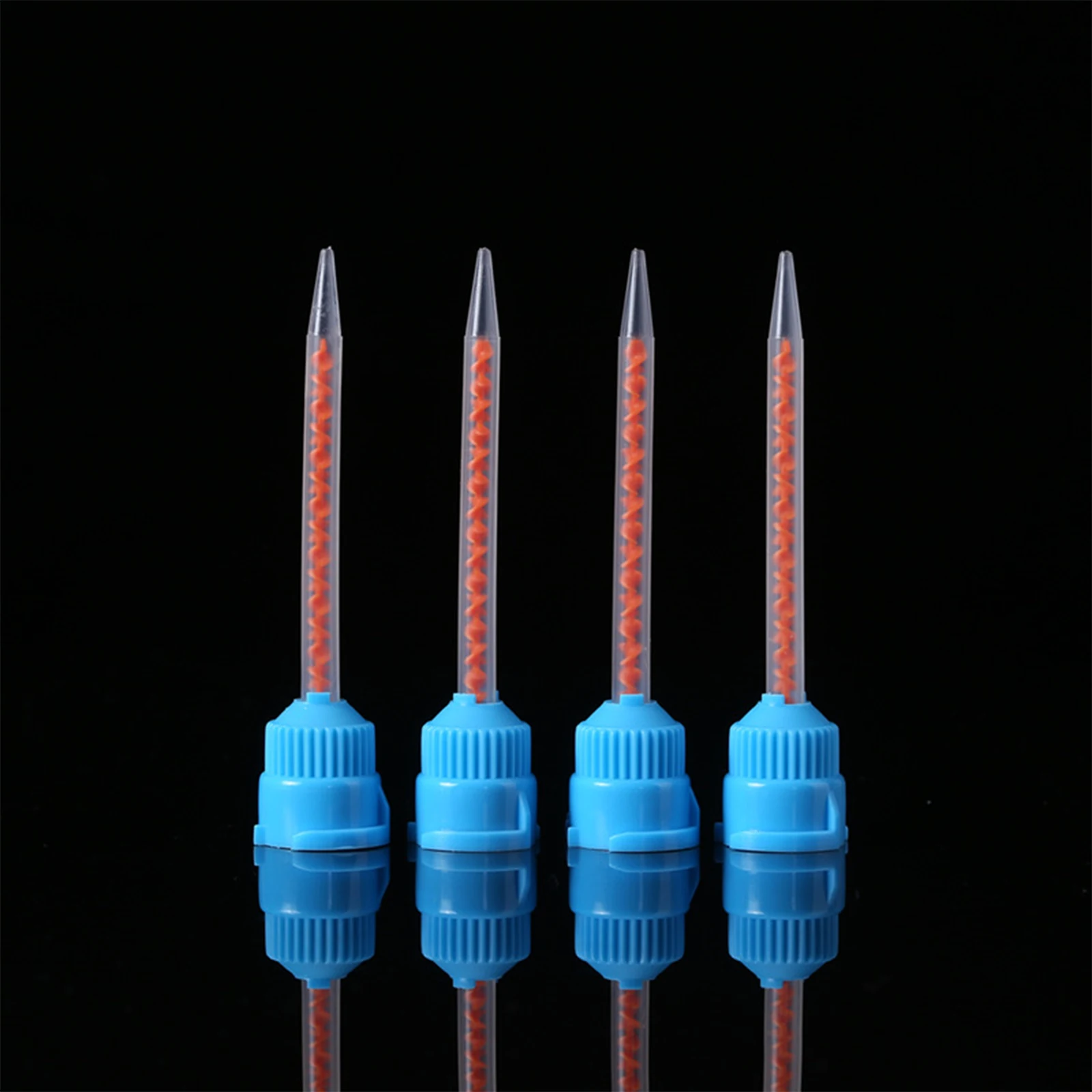 50/100 Uds puntas de mezcla Dental 1:1 puntas de silicona Dental pistola de impresión puntas de mezcla materiales dentales suministros dentales tubo de mezcla