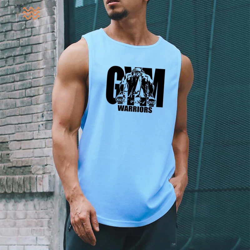 Camisetas sin mangas de secado rápido para gimnasio y Fitness de malla de verano, camiseta informal sin mangas para culturismo que absorbe la humedad, chalecos musculares para entrenamiento