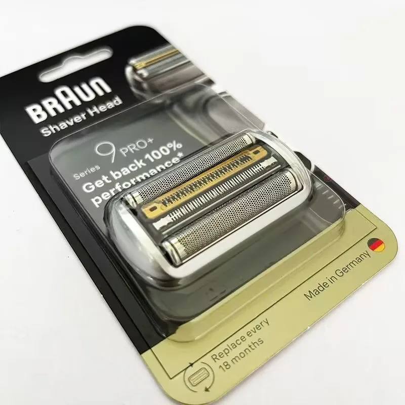 Braun 96M Serie 9 Pro+ Afeitadora eléctrica Cabezal de afeitado Pieza de afeitadora de repuesto Compatible con todas las maquinillas de afeitar Braun Serie 9