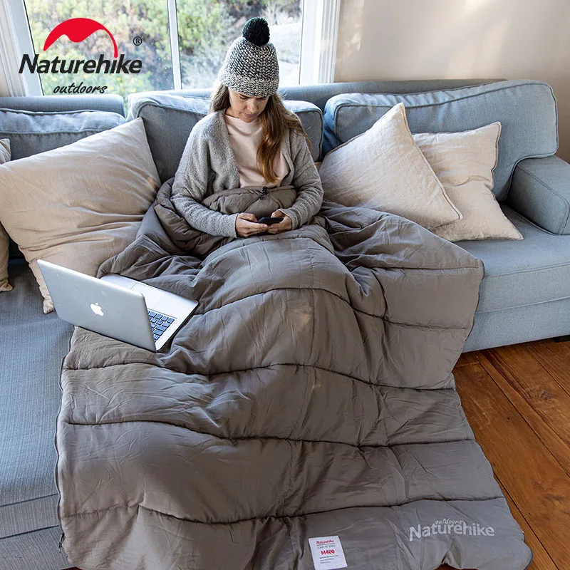 Naturehike M180 Saco de dormir Ultraligero Invierno Empalme Saco de dormir con capucha Camping al aire libre Impermeable Lavable a máquina 1 ℃ -12 ℃