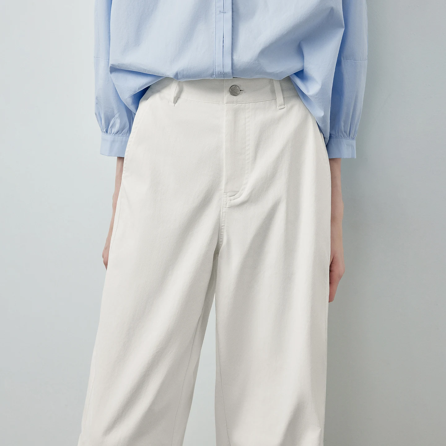 Pantalones Largos Curvos de Tacto Suave para Mujer TOYOUTH, Novedad Otoño 2026, Cintura Alta con Detalle de Costura, Efecto Adelgazante, Ideales para Figuras Tipo Pera