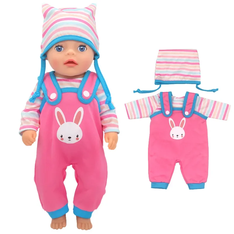 Ropa de vestir para muñeca bebé de 36cm, traje para muñeca de 14 pulgadas, peleles, ropa de juguete