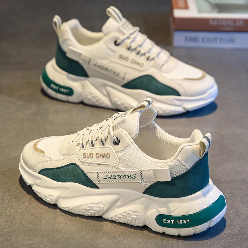 Zapatillas Deportivas Casuales Retro para Hombre: Cómodas y Antideslizantes con Cordones y Estilo Slip-On para Actividades al Aire Libre - Ideales para Primavera/Verano