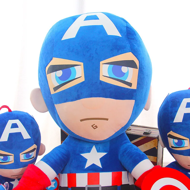 27cm hombre Spidermaned juguetes de peluche muñecas de película MarvelAvengers peluche suave héroe Capitán América hierro regalos de navidad para niños