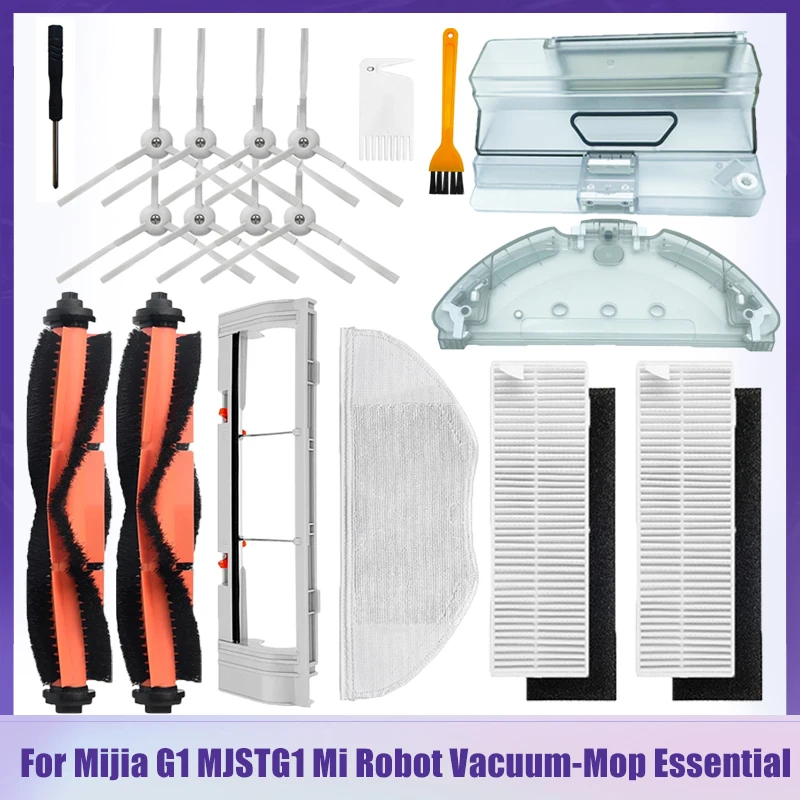Para Xiaomi Mijia G1 MJSTG1 Mi Robot aspirador mopa esencial aspiradora lateral/cubierta de cepillo principal filtro Hepa paño de mopa piezas