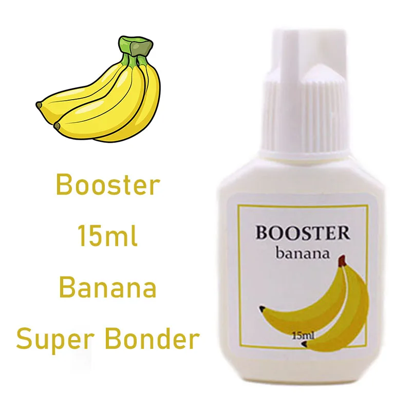 10 botellas de pegamento de plátano para extensión de pestañas, 15ml, imprimación de plátano de Corea, adhesivo transparente para pestañas, herramientas de maquillaje, tienda de belleza