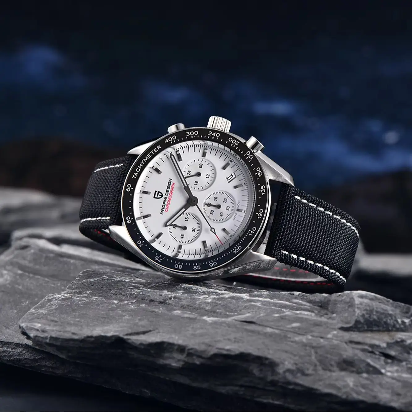 PAGANI DESIGN 2026 Nuevo V5 PD1701 Relojes para Hombre Reloj de Cuarzo de Lujo Cronógrafo Deportivo para Hombre Cristal de Zafiro AR Resistente al Agua 100M