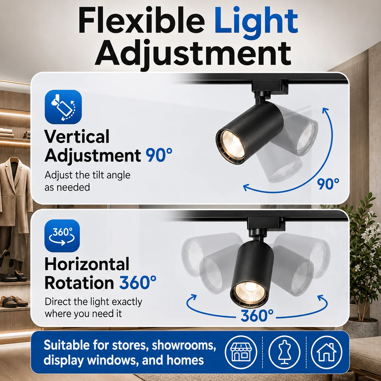 Luz de riel LED 220V Foco de techo Led 12/20/30/40W Lámpara de techo para sala de estar Línea de cocina Sistemas de rieles de iluminación Juego de focos