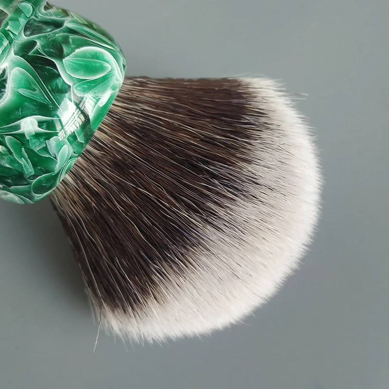 Brocha de Afeitar Dscosmetic de Pelo Sintético Jade G7 de 30 mm para Hombre