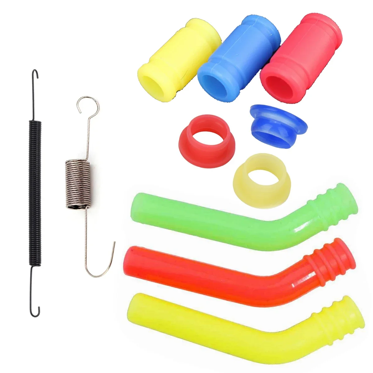 Junta de tubo de silicona de extensión de resorte de retorno de carburador de motor para coche modelo RC 1/8 1/10 Nitro HSP HPI Traxxas Axial Kyosho