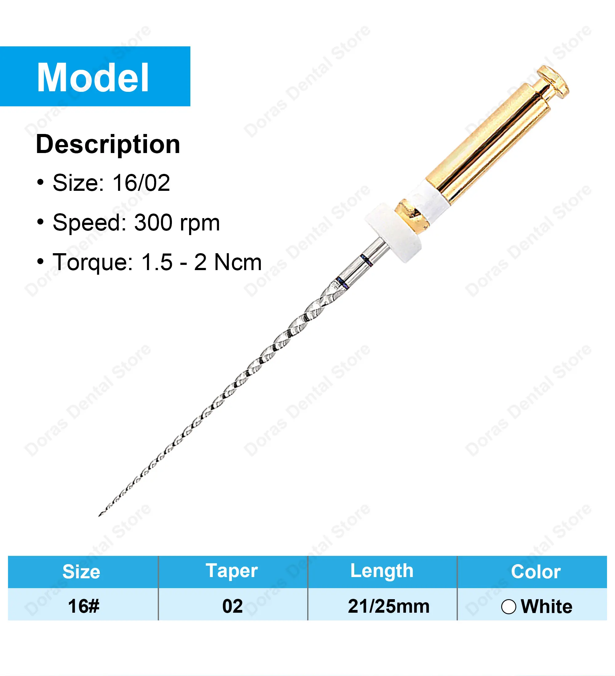 Limas de deslizamiento dental Glin, limas de endodoncia, deslizador 21/25 mm, limas rotatorias de endodoncia, materiales dentales, odontología