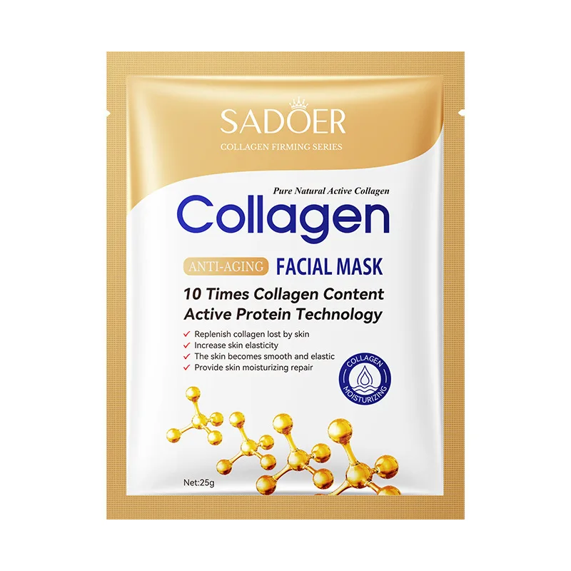 30 mascarillas faciales de colágeno, paquete de mascarillas antienvejecimiento e hidratantes, hidratación profunda, mejora la piel seca, suaviza y repara la piel, mascarillas faciales diarias para todo tipo de piel