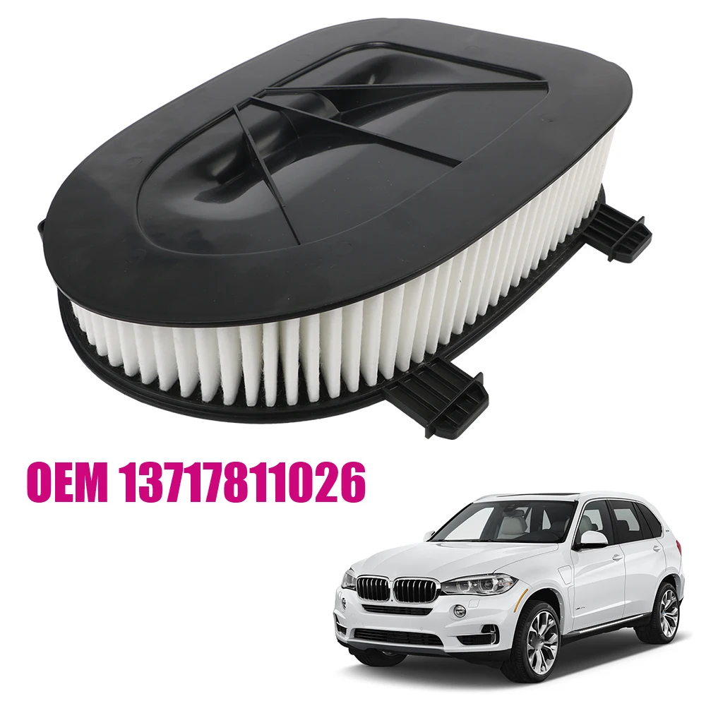 Elemento de filtro de aire para automóvil Accesorios para automóviles 2.0-3.0L OEM 13717811026   Para BMW X3 X5 X6 F25 F15 E72 E71 E70 filtro de aire