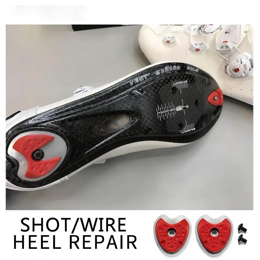 Protector de Talón Autoblocante para Zapatillas de Ciclismo, Cubierta de Repuesto de Goma Resistente al Desgaste para Mantenimiento de Zapatillas con Bloqueo
