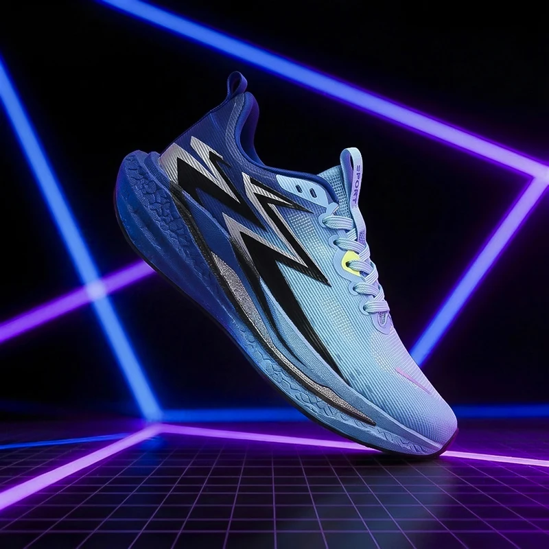 Zapatillas de Running para Hombre con Placa de Carbono y Amortiguación de Aire, Transpirables y Ligeras; Zapatillas Deportivas Cómodas y Antideslizantes para Mujer