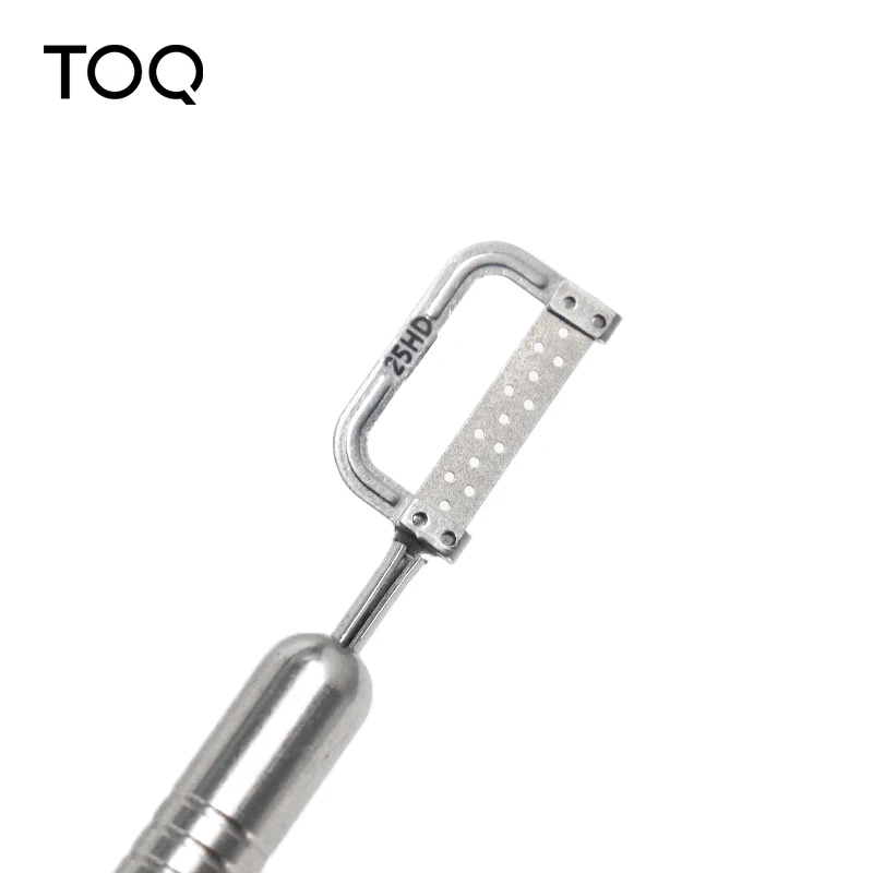 Hojas de sierra de mano de ortodoncia Dental 15/25/40/60HD para reducción 4:1/1:1, pelado interproximal, contraángulo de baja velocidad