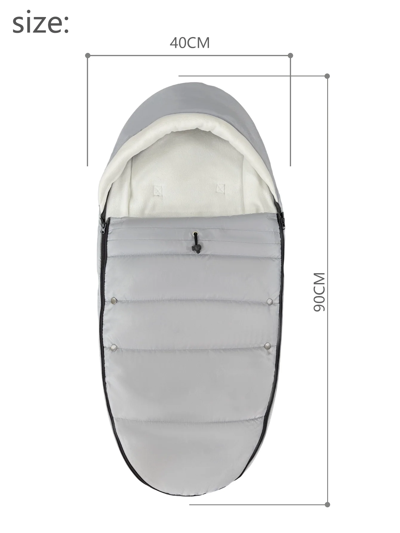 Cochecitos universales, chancelera Compatible con Babyzen YOYO, YOYO2, calcetines cálidos impermeables, accesorios para cochecito de bebé