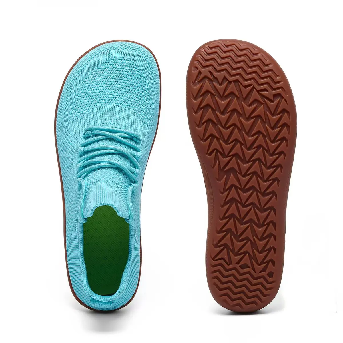 Zapatos descalzos con punta ancha para hombre y mujer, zapatillas minimalistas para caminar |   Suela caída cero |   Malla transpirable