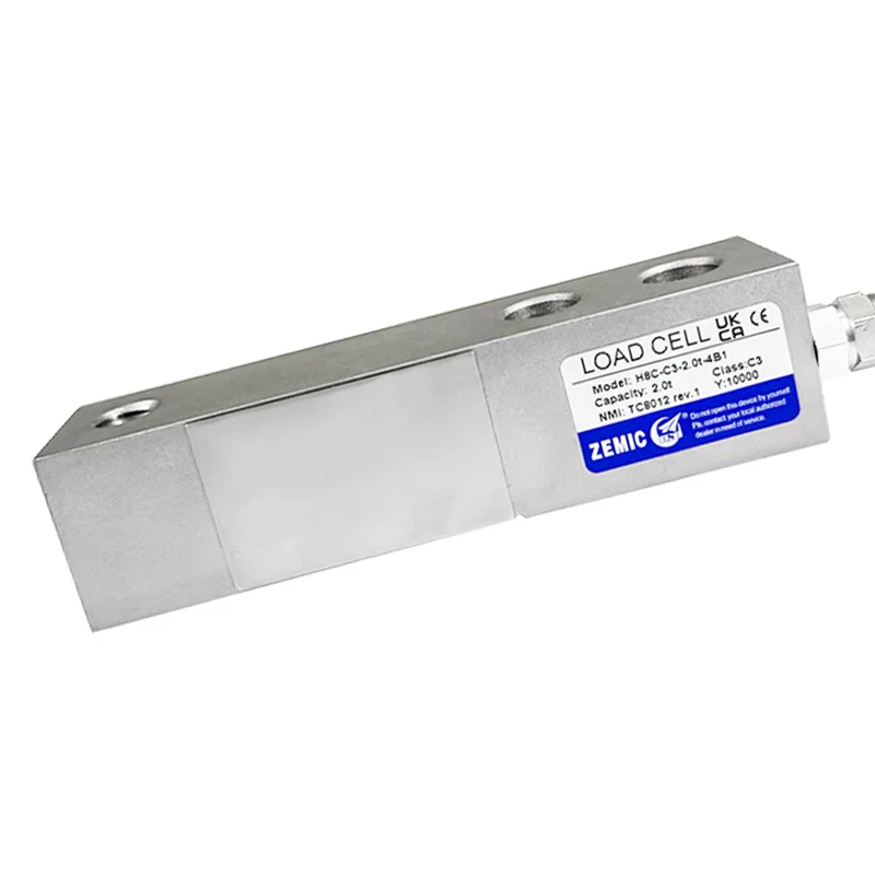 Sensor de peso H8C, celda de carga de viga de cizallamiento 500kg-10Ton 2mV/V 5-12VDC para sistemas de pesaje industrial, celda para plataforma de tolva de tanque