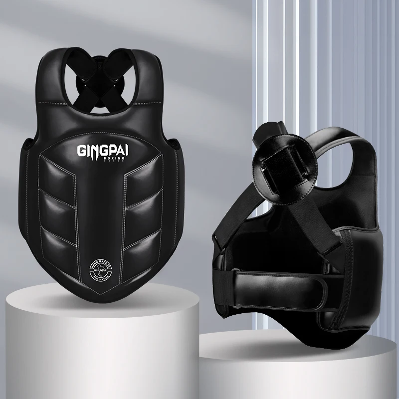 Protector corporal de boxeo, chaleco protector de pecho para niños, equipo de patada MMA, artes marciales Sanda, entrenamiento de Taekwondo, uniforme de Karate Muay Thai