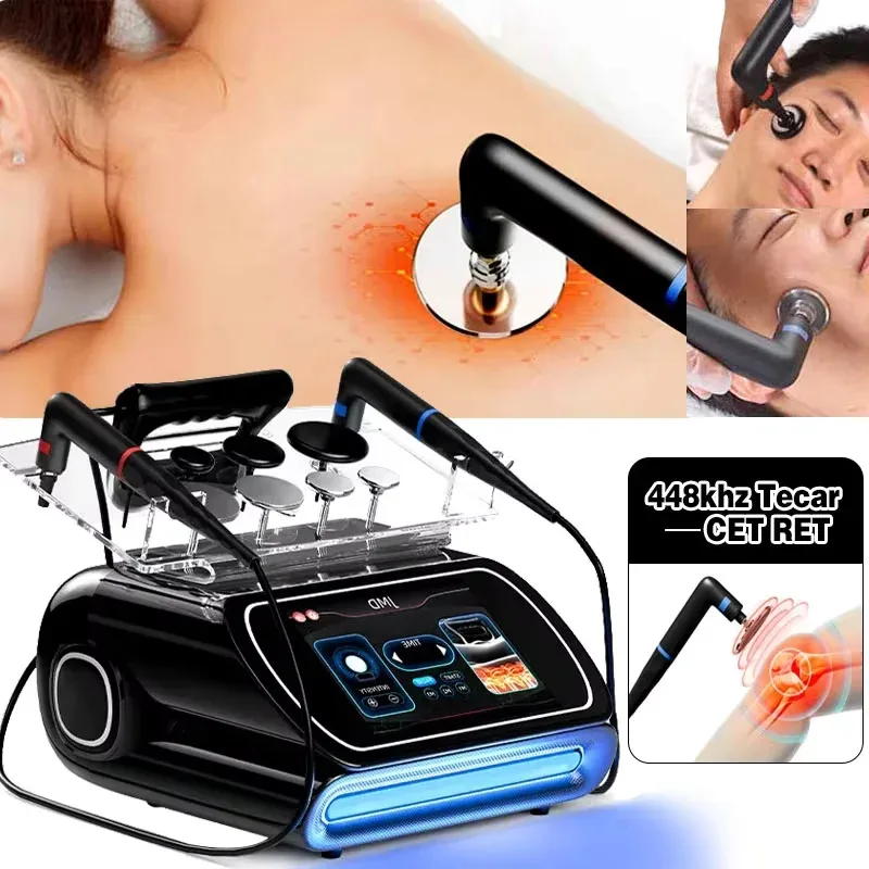 Máquina de Terapia Tecar RF 3 en 1 de 448KHZ, RET CET, Diatermia, Adelgazamiento Corporal, Alivio del Dolor, Reafirmación de la Piel, INDIBA Deep Care 2025