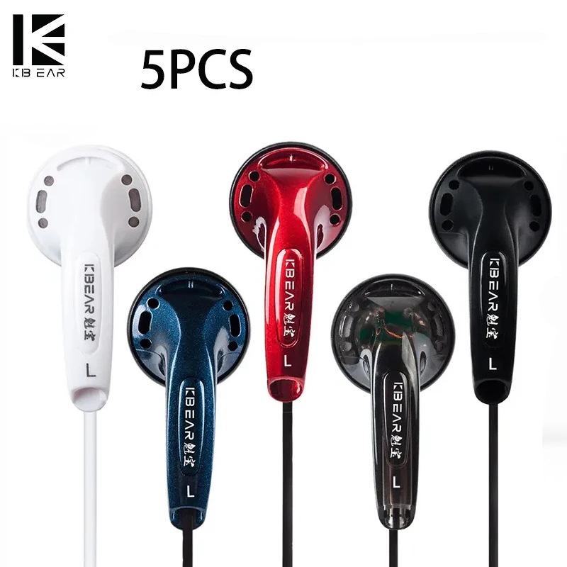 KBEAR Stellar 5 uds opcional 15,4mm controlador dinámico auriculares HIFI en el oído Monitor japonés PPS auriculares planos auriculares deportivos