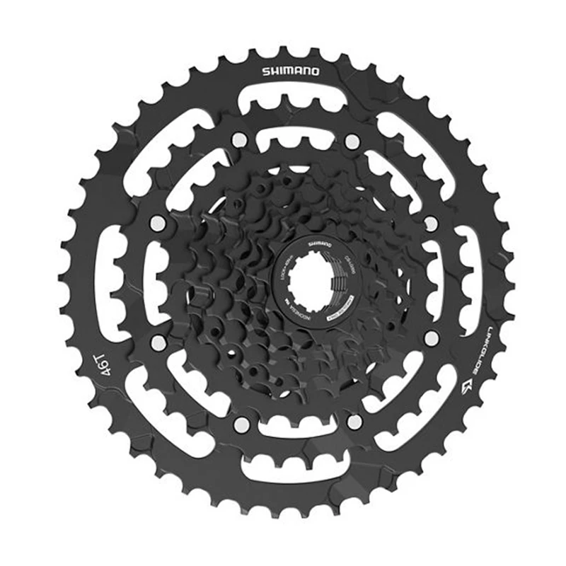 SHIMANO-Cassette LINKGLIDE de 9 velocidades, CS-LG300-9, 11-36T, 41T, 46T, CUES, serie U4000, Piñón, 9V, 9S, piezas de bicicleta