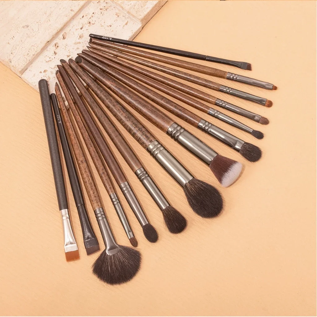Juego de brochas de maquillaje OVW, brochas profesionales de pelo de cabra Natural, licuadora de ojos, corrector en polvo, sombra de ojos, resaltador