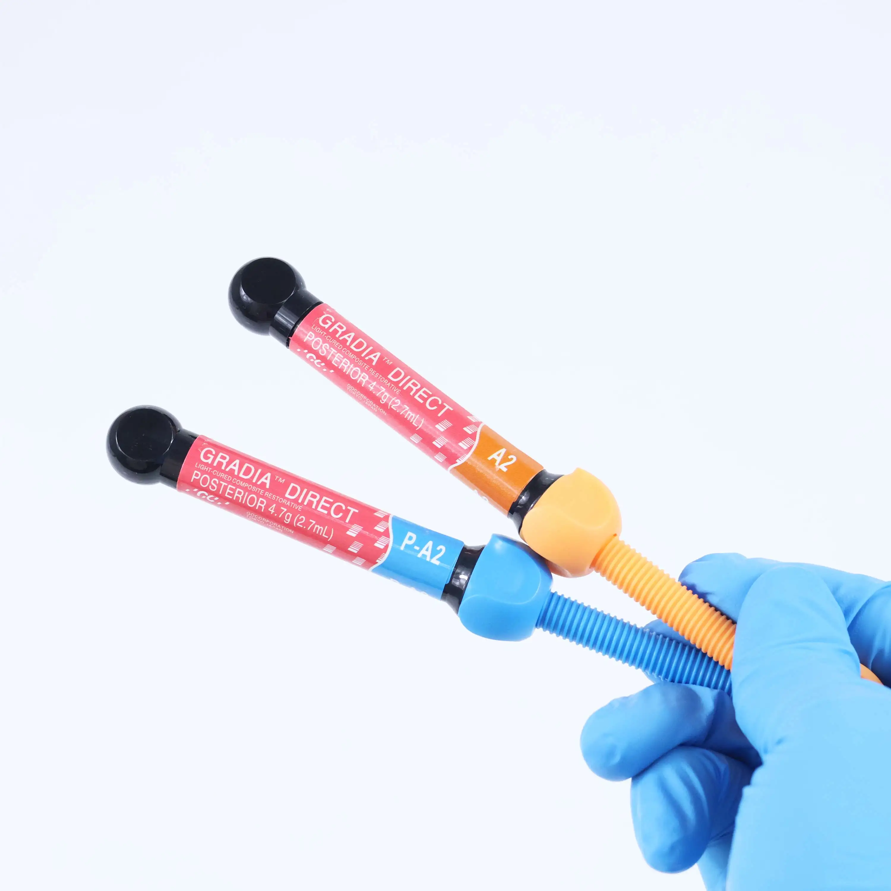 NUEVO Composite Restaurador GC Gradia Direct de Fotopolimerización 2.7mL, Material de Relleno de Nano Resina para Dientes Anteriores y Posteriores