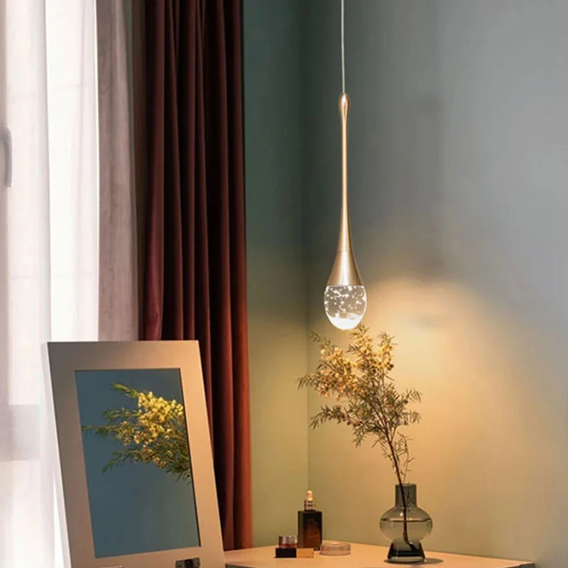 Luces colgantes de cristal de burbujas modernas para interiores, lámpara colgante para cocina, Isla, comedor, sala de estar, Bar, cafetería, decoración del hogar