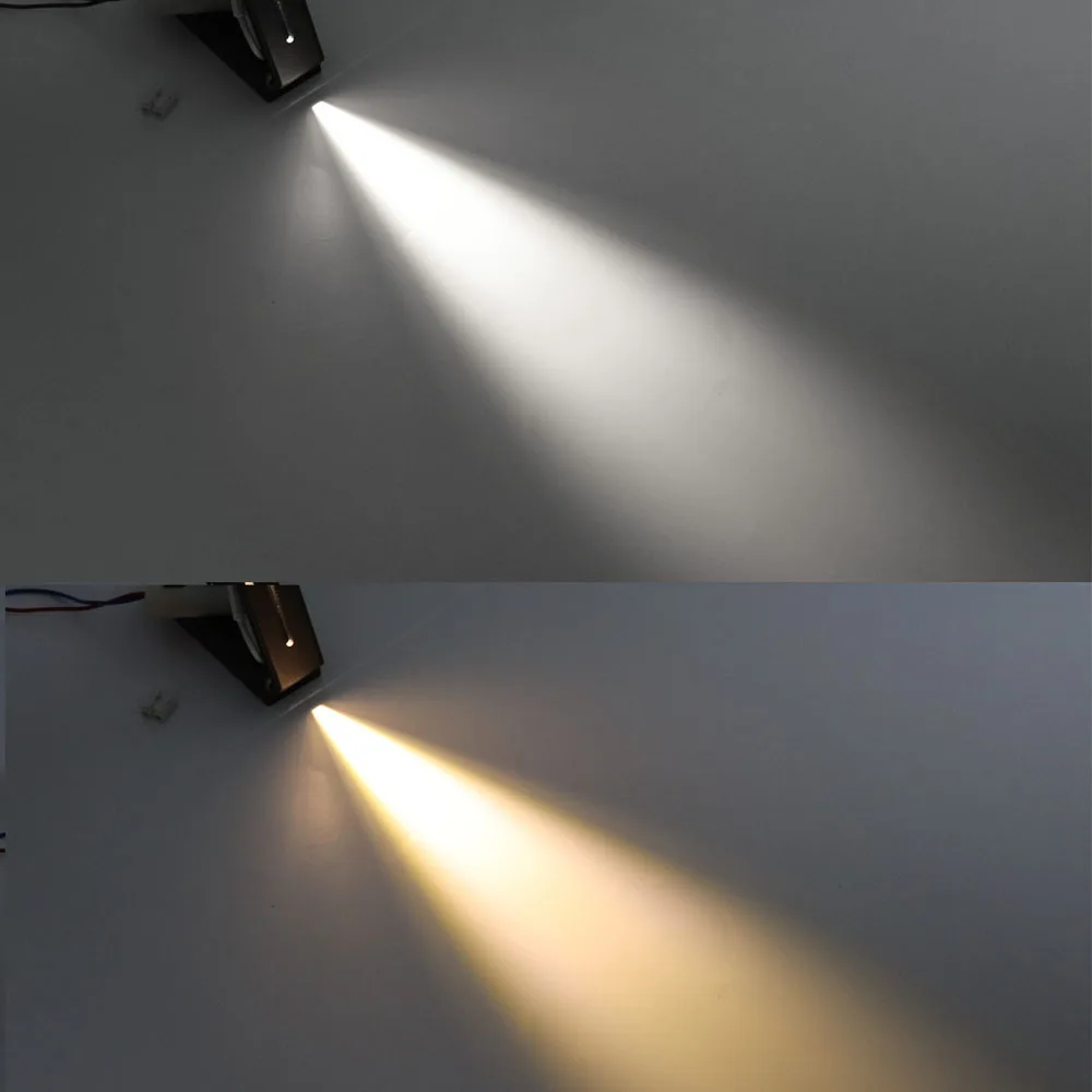 Lámpara de pared Led nocturna con Sensor de movimiento PIR, luz de escalera de 3W, detección de movimiento humano infrarroja delgada, iluminación para escalones, pasillo, escaleras y escaleras
