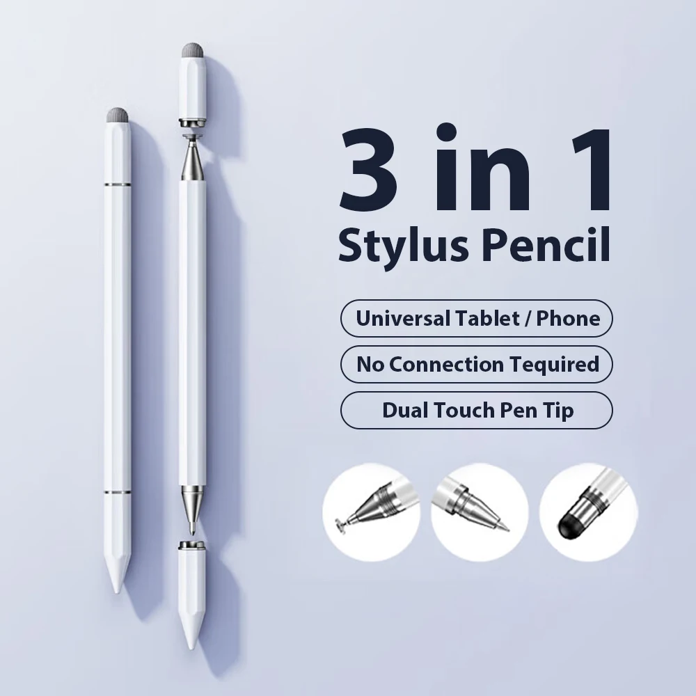 Lápiz óptico Universal para Samsung Ipad Pro Air Mini Xiaomi Huawei Redmi 2025 para Apple Pencil Android Tablet teléfono bolígrafos táctiles