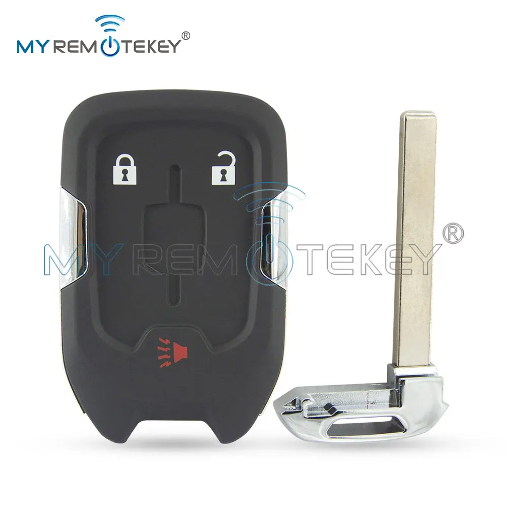 Carcasa de llave inteligente MYREMOTEKEY con entrada sin llave para Chevrolet Tahoe Suburban Silverado 1500 Colorado GMC Yukon XL