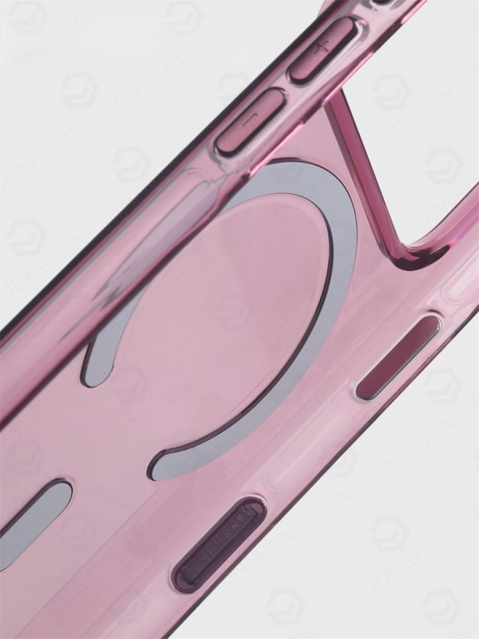 Funda Transparente Magnética con Botón para Cámara, Sin Amarilleo, para iPhone 16 17 18 Pro Max, Carga Inalámbrica, Compatible con Magsafe